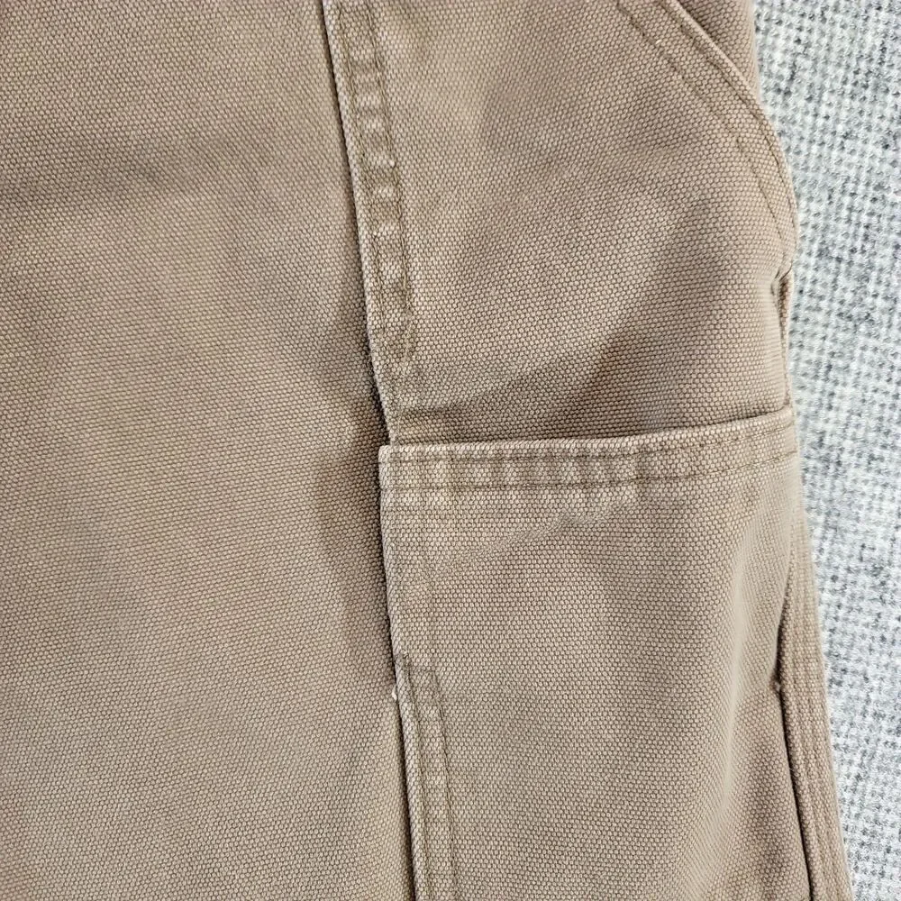 Dickies Canvas Carpenter Pants 29x33 Brown Utility Workwear High Rise No Tag